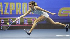 Julii Görgesová bojuje v semifinále turnaje v Petrohradu.