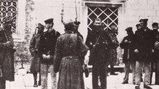 Jedenáctého února 1918 poprava vdcové povstání Boke Kotorská