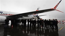 Aerolinky Travel Service zaadily do své flotily nový Boeing 737 MAX (1. února...