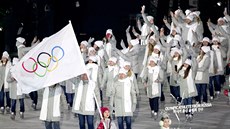 BEZ VLAJKY. Rusové startují na olympiád pod neutrální olympijskou vlajkou,...