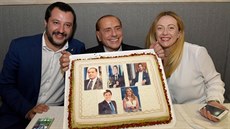 Předsedkyně italské krajně pravicové strany Bratři Itálie Giorgia Meloniová s...