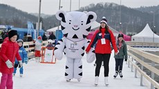 Spolu se zahájením korejské olympiády byl na brnnském výstaviti oteven...