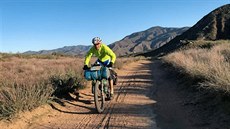 Jablonecký biker Jan Kopka na svém dalím dobrodruství na Kalifornském...