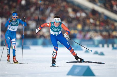 esk bkyn Petra Hynicov ve skiatlonovm zvodu na 15 kilometr v...