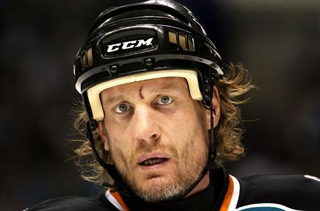 Jeremy Roenick v dob, kdy hrl za San Jose.