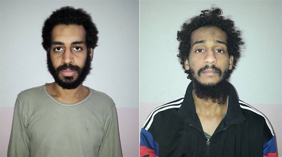 Britští džihádisté Alexanda Kotey a Shafee Elsheikh po zajetí kurdskými...