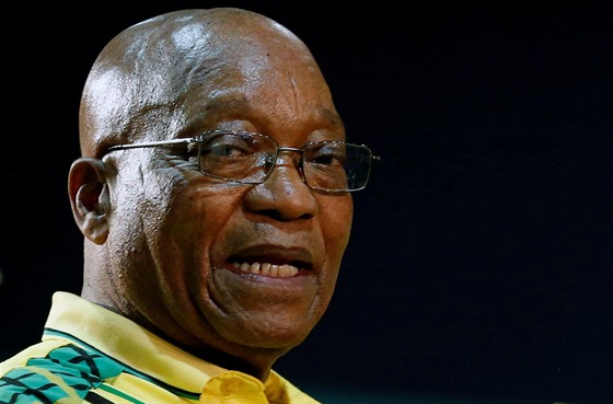 Prezident JAR Jacob Zuma na sjezdu Afrického národního kongresu (16. prosince...