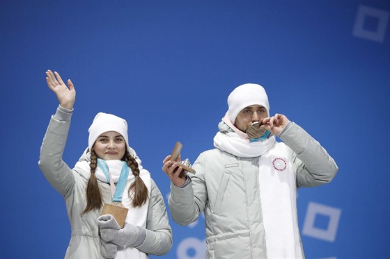 Ruský pár Anastasia Bryzgalovová - Alexandr Kruelnickij vybojoval bronz v...