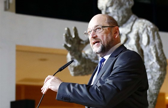 Martin Schulz oznamuje rezignaci na post éfa nmecké SPD (13.2.2018)