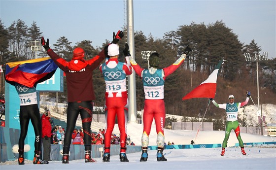 POSLEDNÍ VÍTZ. Mexický bec German Madrazo dobhl do cíle olympijského závodu...