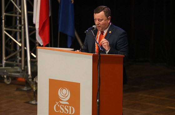 Olomoucký primátor Antonín Staněk na únorovém sjezdu ČSSD kandidoval dokonce na předsedu strany (na snímku), teď se zřejmě stane jedním z místopředsedů sociální demokracie.