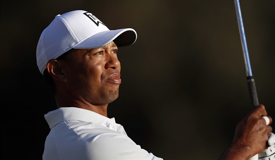 Tiger Woods na turnaji Genesis Open v kalifornském Pacific Palisades.