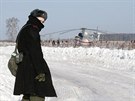 Vyetování pádu letounu An-148, který se zítil v nedli po startu z Moskvy...