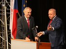 Prezident Milo Zeman vystoupil na sjezdu SSD v Hradci Králové (18.2.2018).