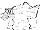 Mapa trojího území Egerlandu