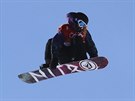 Nor Torgeir Bergrem bhem finále snowboardového slopestylu na olympijských...