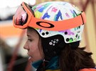 S pestrobarevnou helmou vyrazí do boje na olympijských hrách v Pchjongchangu...