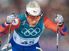 Česká běžkyně Barbora Havlíčková ve skiatlonovém závodu na 15 kilometrů v...