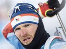 eský biatlonista Michal lesingr v olympijském sprintu na 10 kilometr v...