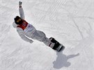 Americký snowboardista Shaun White pi olympijské kvalifikaní jízd na...