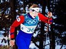 esk bkyn Karolna Grohov v kvalifikanm sprintu v olympijskm stedisku...