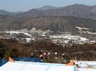 Olympijské kvalifikace muského snowboardcrossu v jihokorejském Pchjongchangu....