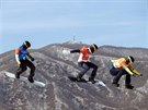 Olympijské kvalifikace mu ve snowboardcrossu v jihokorejském Pchjongchangu....