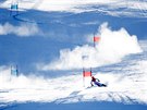 Americká lyžařka Mikaela Shiffrinová (na snímku) ovládla olympijský obří...