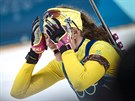 védská biatlonistka Hanna Öbergová zvítzila ve vytrvalostním závodu na 15...