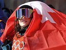 výcarka Sarah Höfflinová ovládla na olympijských hrách lyaský slopestyle....