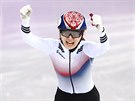 Korejská rychlobruslaka che Min-ong zvítzila v olympijském short tracku na...