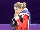 BRONZ. eská rychlobruslaka Karolína Erbanová vybojovala na olympijské dráze...