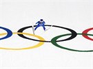 ech Roman Koudelka po finálovém skoku na velkém mstku v olympijském závodu...