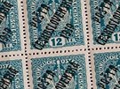 Petisk rakouské potovní známky - POTA ESKOSLOVENSKÁ 1919