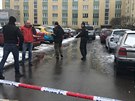 Policisté vyetují loupené pepadení v Mladé Boleslavi (16.2.2018)