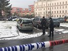Policist� vy�et�uj� loupe�n� p�epaden� v Mlad� Boleslavi (16.2.2018)