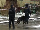Policisté vyetují loupené pepadení poaky v Mladé Boleslavi (16.2.2018)