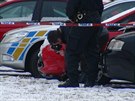 Policisté vyetují loupené pepadení poaky v Mladé Boleslavi (16.2.2018)