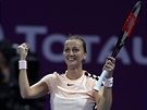 FINALISTKA. eská tenistka Petra Kvitová postoupila v Dauhá a do závreného...