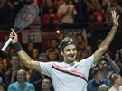 VÍTZ. Tenisový turnaj v Rotterdamu vyhrál Roger Federer. výcar ve finále...