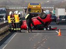 idi ped nehodou na dlnici popjel za volantem. (19.2.2018)