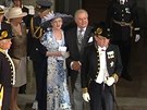 Zemel dánský princ Henrik. Podívejte se na svatbu s  královno Margrethe II.