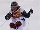 Devatenáctiletá lyaka Perrine Laffontová z Francie je olympijskou vítzkou v...