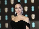 Angelina Jolie na udílení cen BAFTA (Londýn, 18. února 2018)
