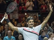 VTZ. Tenisov turnaj v Rotterdamu vyhrl Roger Federer. vcar ve finle...