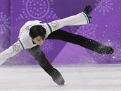 Japonec Juzuru Hanju je olympijskm vtzem v krasobruslen.