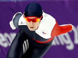 esk rychlobruslaka Martina Sblkov v olympijskm zvod na 3000 metr....