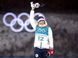 Česká biatlonistka Veronika Vítková vybojovala bronz ze sprintu na 7,5...
