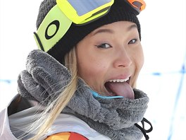 Americk snowboardistka Chloe Kimov zvtzila v olympijsk kvalifikaci v...