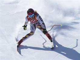 NEJRYCHLEJ. esk lyaka Ester Ledeck v olympijskm superobm slalomu, ve...